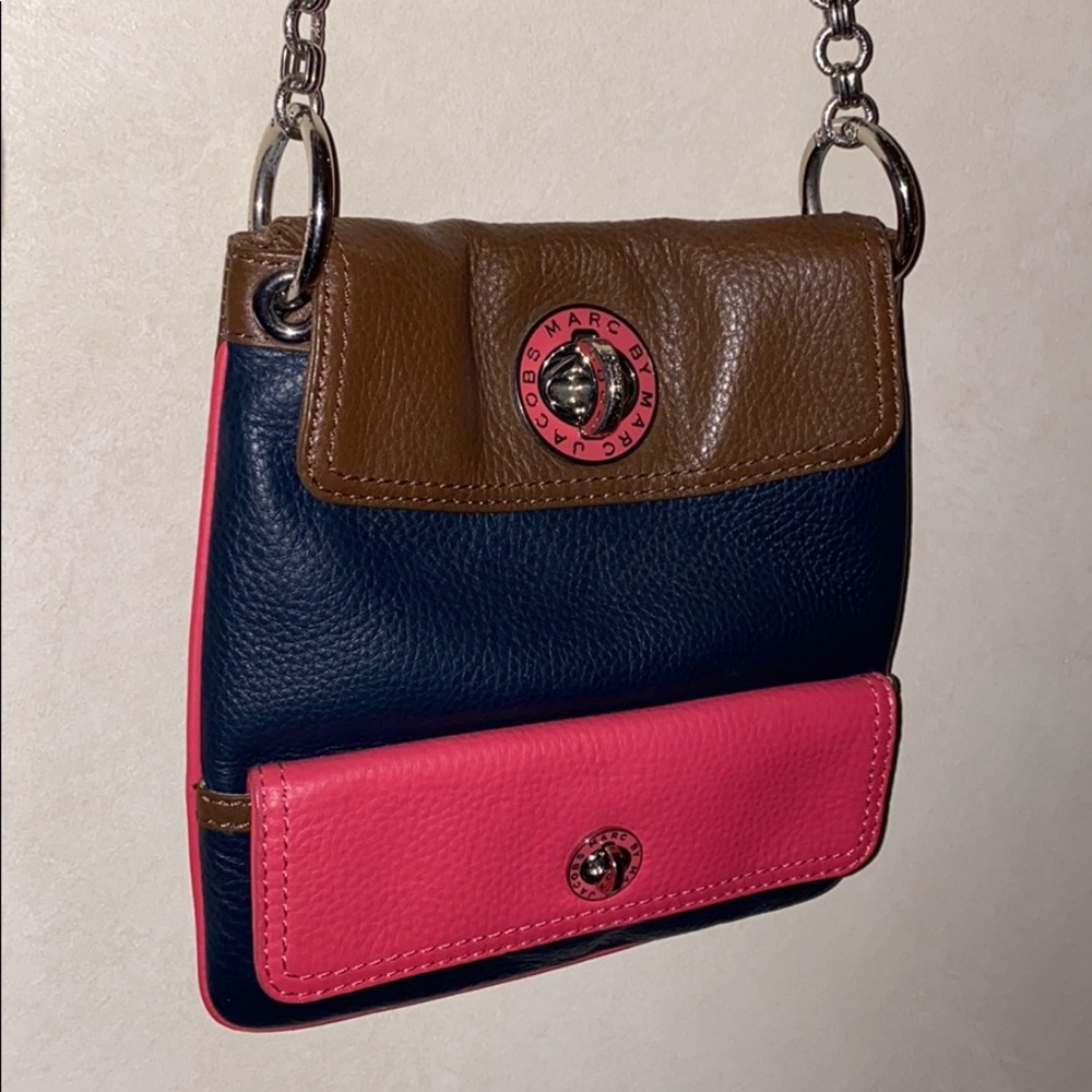 MARC JACOBS Leather Bag with chain